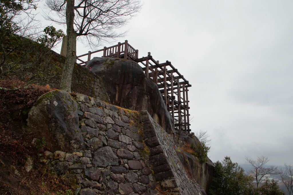 雨降りの岐阜県・苗木城跡＃７