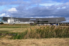 パナソニックソーラーアークと新幹線#2