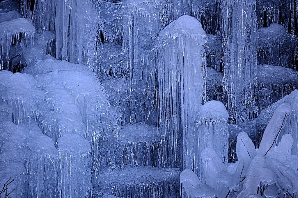 湧水広場・氷瀑撮影＃８