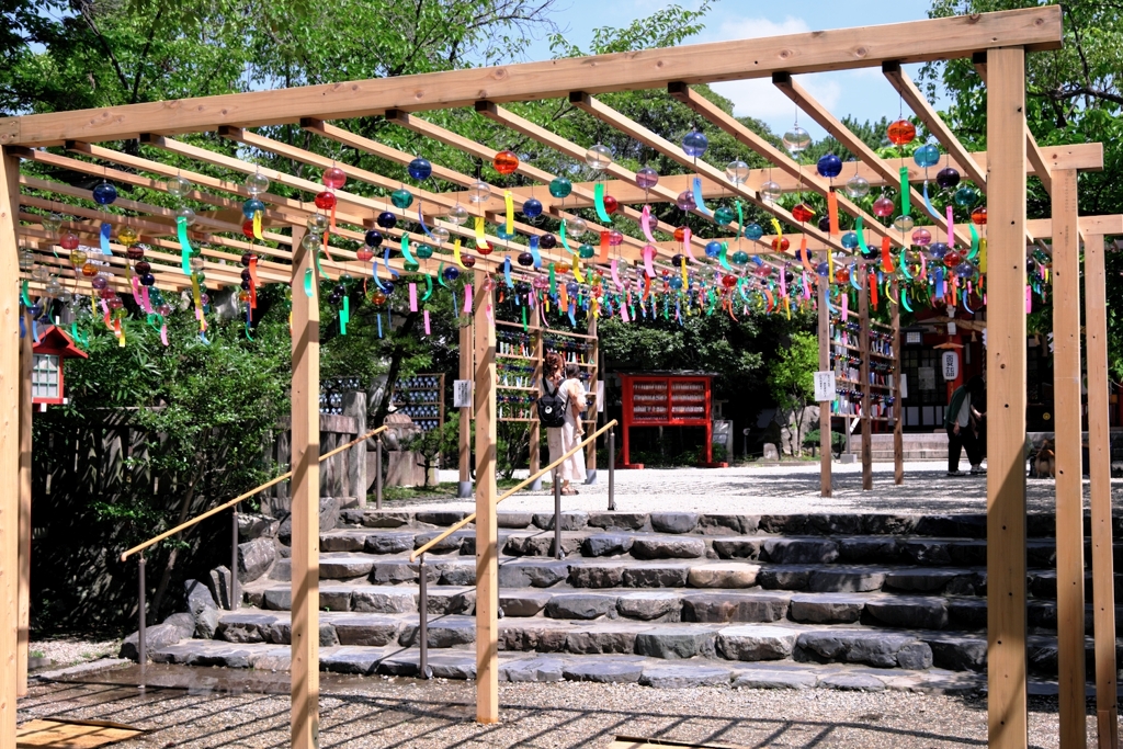 市原稲荷神社のカラー風鈴＃１０