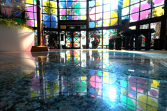 於大公園・このはな館のステンドグラス#5