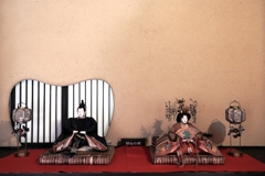 古い雛人形展示会の観覧＃５