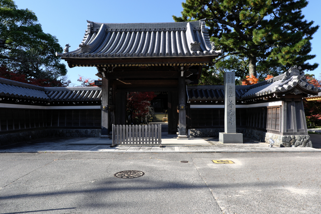 一色町・普元寺の紅葉＃１