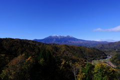 御嶽山が薄っすら雪化粧＃１