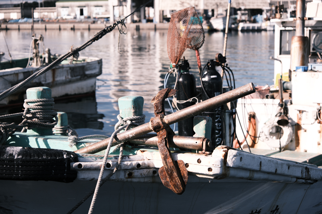 初冬の漁港情景＃１０