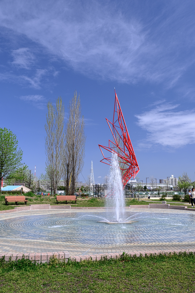 ミササガパークの芝ザクラ見頃＃５