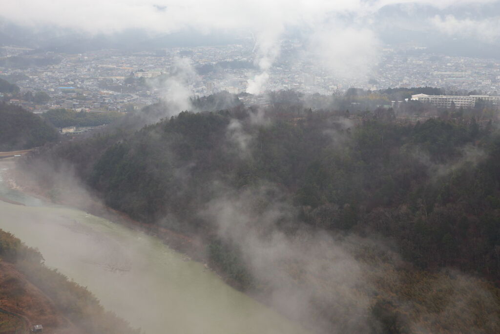 雨降りの岐阜県・苗木城跡＃４