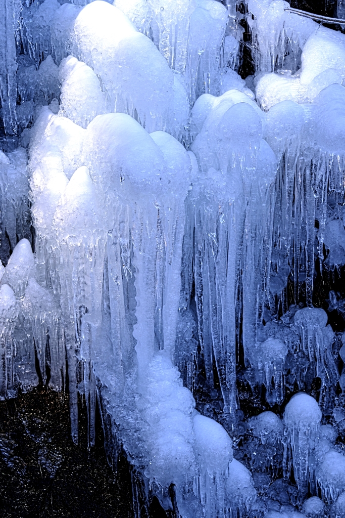 湧水広場・氷瀑撮影＃７