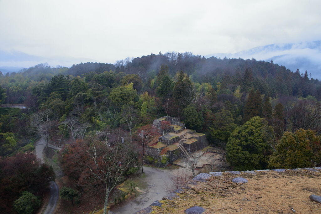 雨降りの岐阜県・苗木城跡＃６