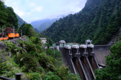 黒部渓谷トロッコ電車乗車#5