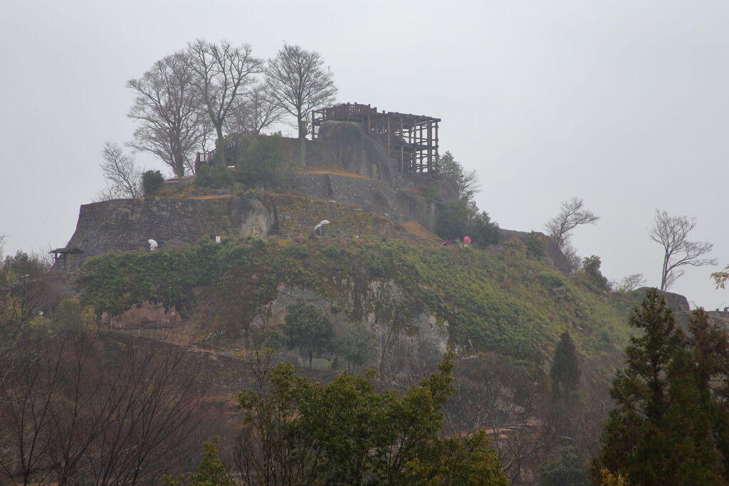 雨降りの岐阜県・苗木城跡＃１０
