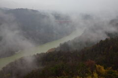 雨降りの岐阜県・苗木城跡＃８