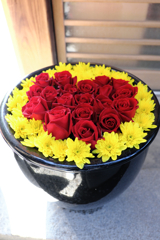 岡崎市・菅生神社の花手水＃９