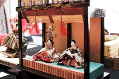 古い雛人形展示会の観覧＃９