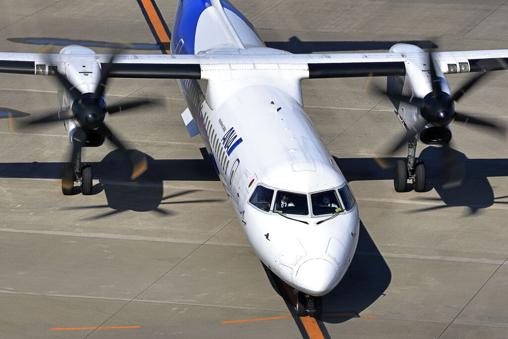 秋晴れのセントレア飛行機撮影＃２