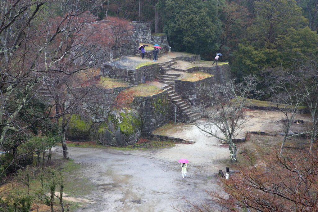 雨降りの岐阜県・苗木城跡＃９