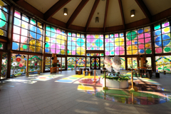 於大公園・このはな館のステンドグラス#7