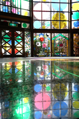 於大公園・このはな館のステンドグラス#6