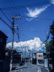夏い雲