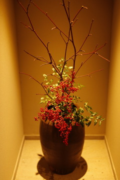 宿にあったお花
