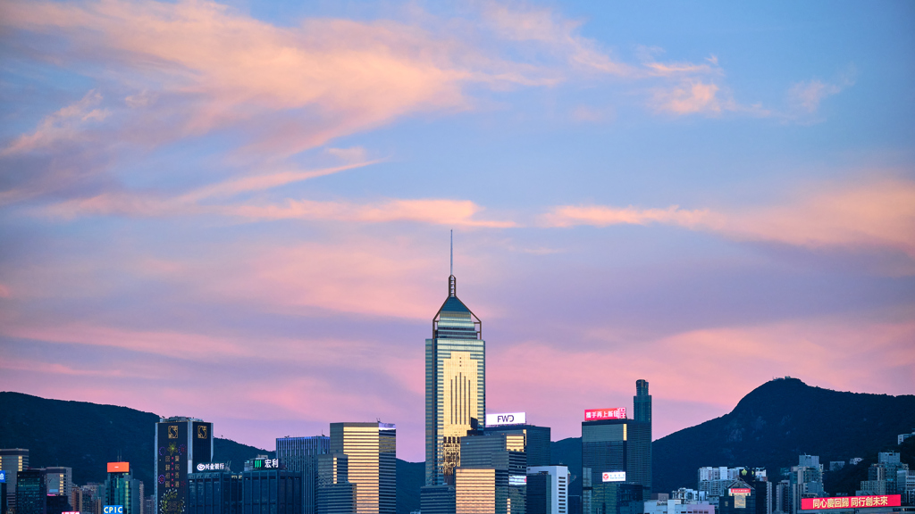 hong kong sunset