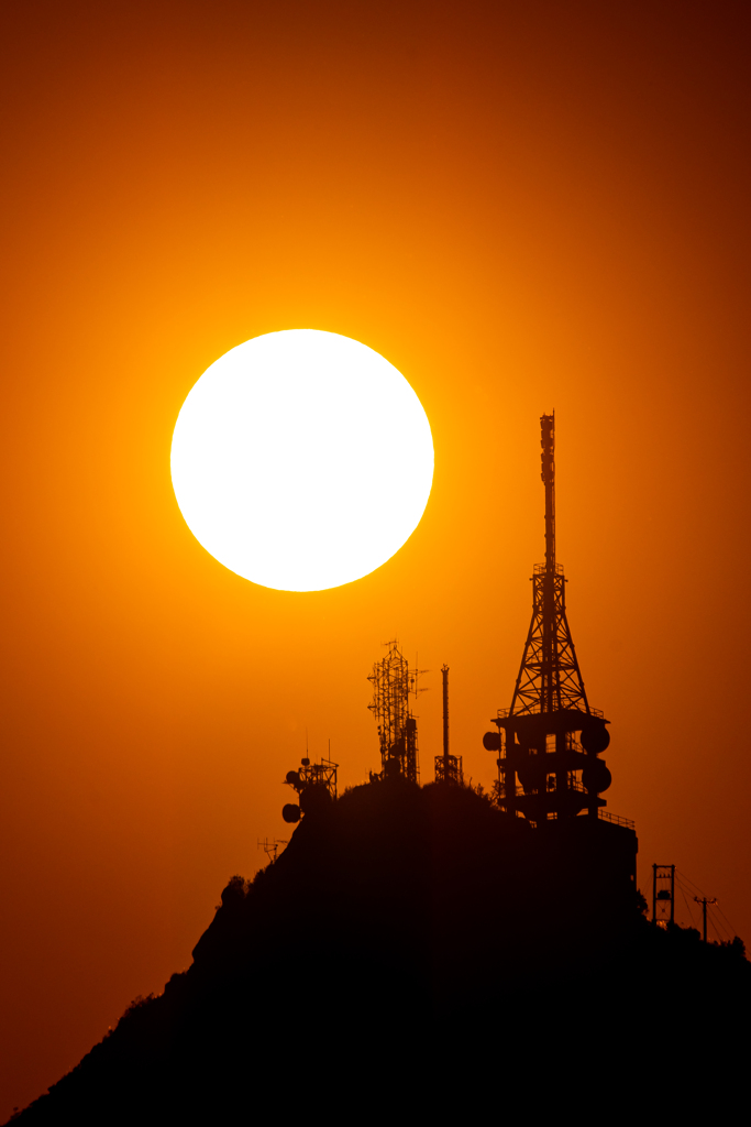 Sunset at Castle Peak, Hong Kong