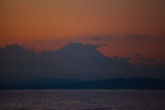 夕富士