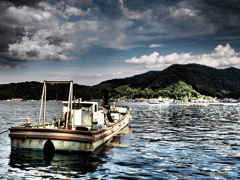 京都府　伊根の舟屋（夏）