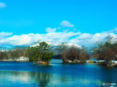 函館大沼公園からの北海道駒ヶ岳