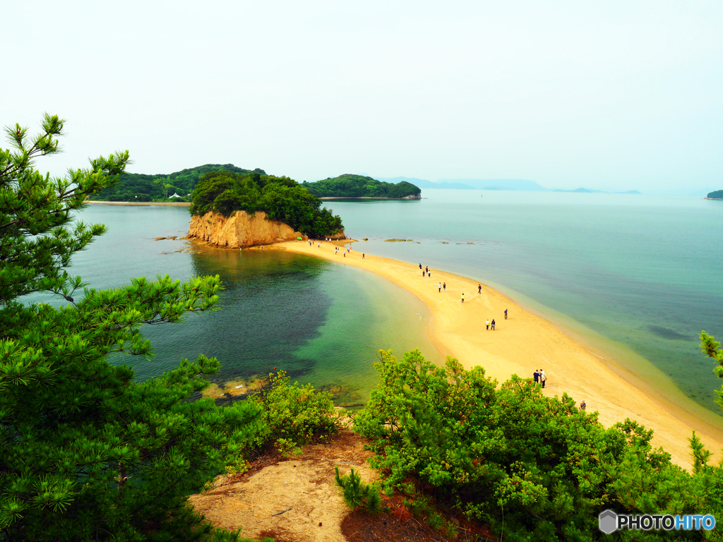 小豆島エンジェルロード（夏）