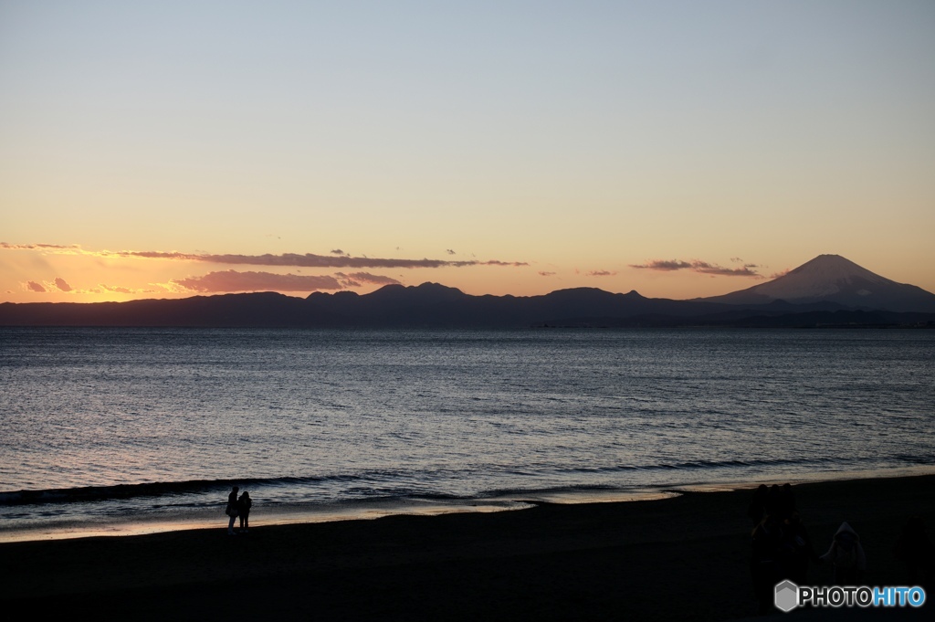 Peaceful sea shore