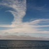 オホーツク海の空