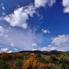 晩秋の透きとおる空