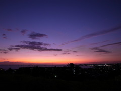 播磨灘の夕焼け