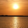 夕陽の波止場
