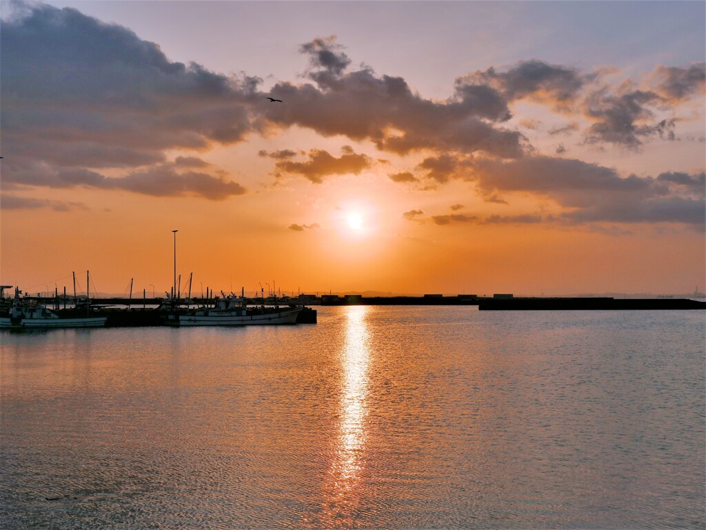 今日の夕陽