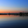 漁業基地の夕べ