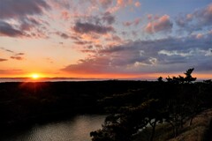 夕空から夜空へ・・・