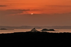 海堡・岬・夕陽　