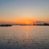 6月東京湾・漁港の夕べ