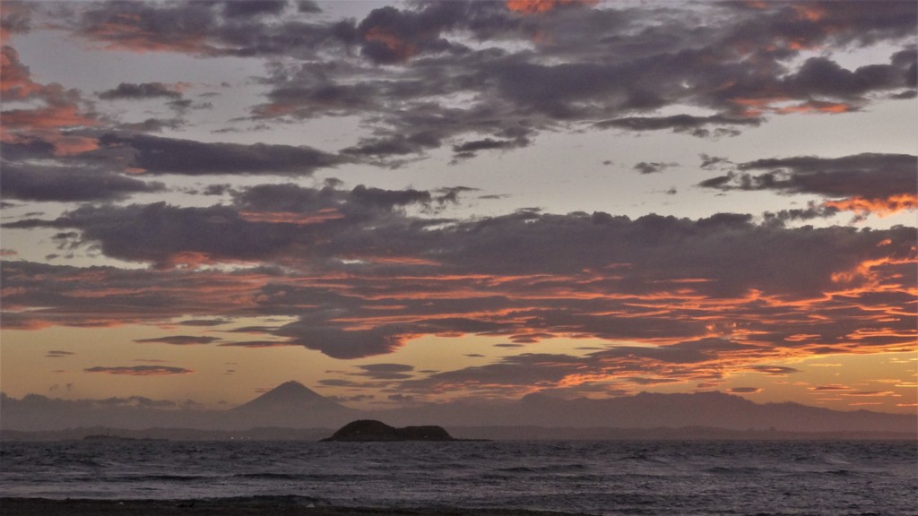 2012年７月の夕景…富津岬から