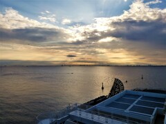 東京湾・盛夏の夕景