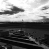 空港と煙突