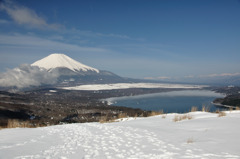 富士山と山中湖