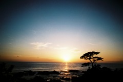 夕日