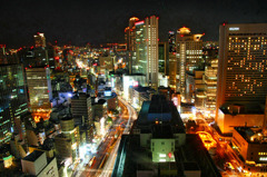 西梅田の夜景　大阪駅前第3ビルより