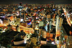 試し撮り　梅田・東方向の夜景3