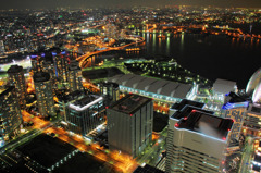 横浜の夜景＊ランドマークタワーより