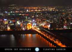 Osaka night view@梅田スカイビル
