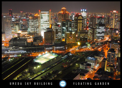 Osaka night view＠梅田スカイビル